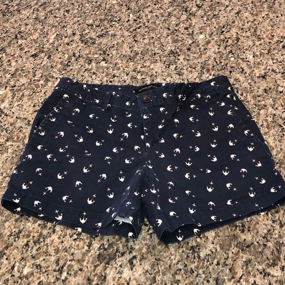 Banana Republic Navy Anchor shorts - Sz 2 - Picture 1 of 3
